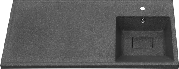 Изображение товара Умывальник Акватон Лайн 100 / 1A72073KLF21R (графит)