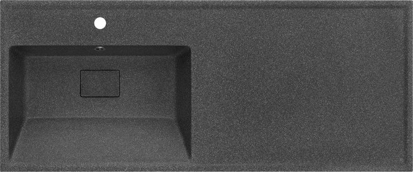 Изображение товара Умывальник Акватон Лайн 120 / 1A72863KLF21L (графит)