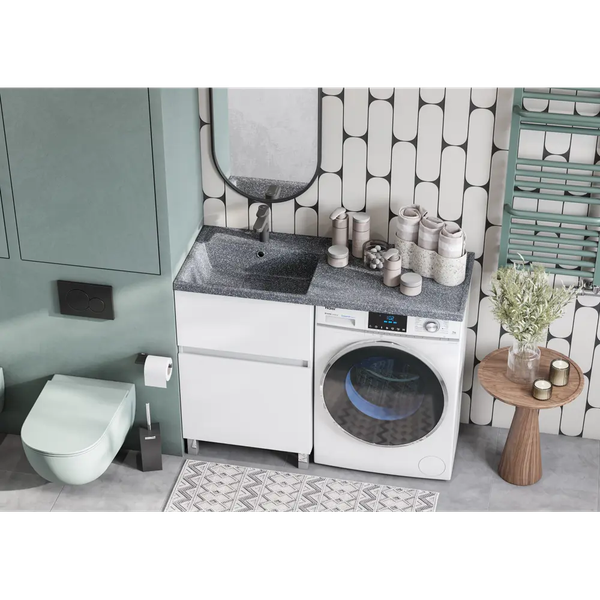 Изображение товара Умывальник Акватон Лайн 120 / 1A72863KLF21L (графит)