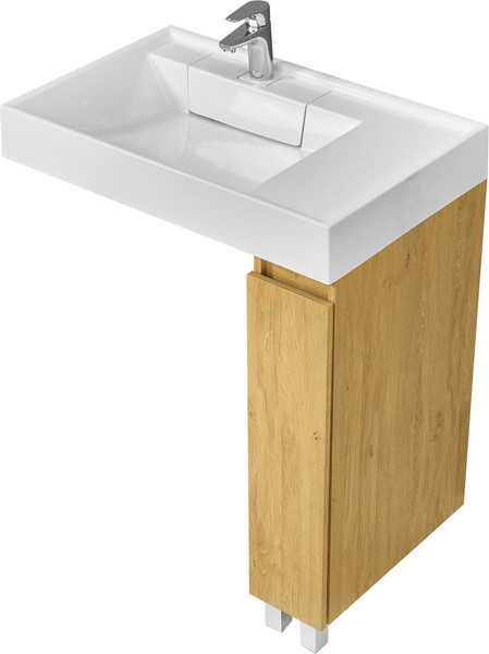 Изображение товара Тумба под умывальник Акватон Лайн 200 / 1A232301LFDK0 (дуб каменный)