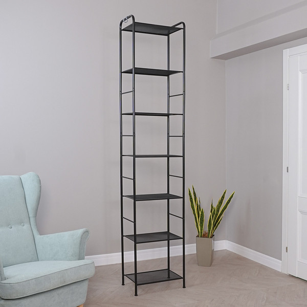 Изображение товара Стеллаж ЗМИ Валенсия 17 / СТВ17 (черный)