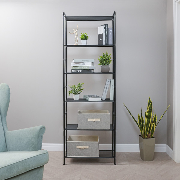 Изображение товара Стеллаж ЗМИ Валенсия 26 / СТВ26 (черный)