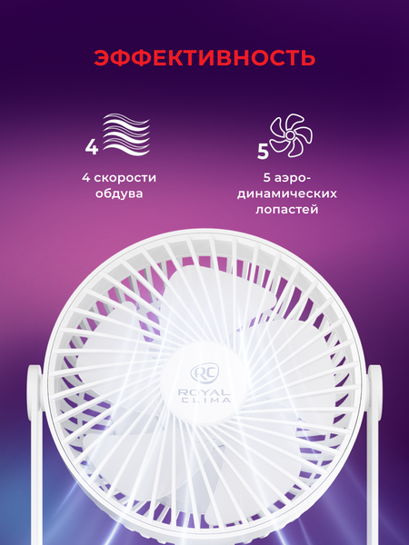 Изображение товара Вентилятор Royal Clima RSF-0401M-WT / НС-1691753