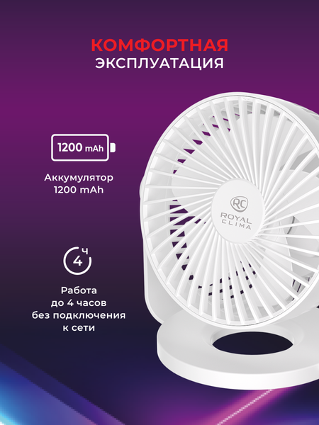 Изображение товара Вентилятор Royal Clima RSF-0401M-WT / НС-1691753