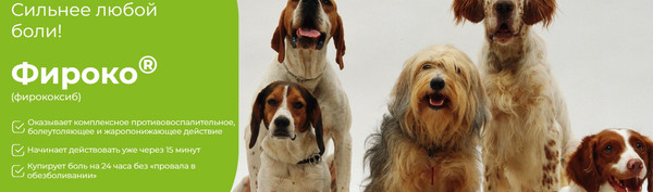 Изображение товара Таблетки противовоспалительные для животных Doctor VIC Фироко 57мг для собак (20 таблеток)