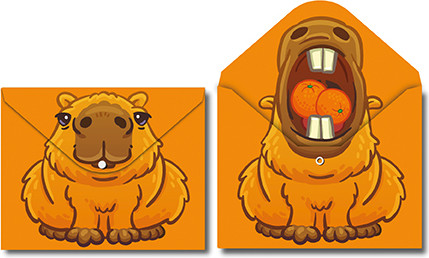 Изображение товара Папка-конверт Centrum Капибара / 74964