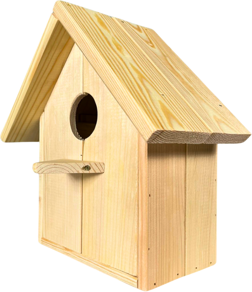 Изображение товара Скворечник для птиц Четыре Солнца Pro (натуральный)