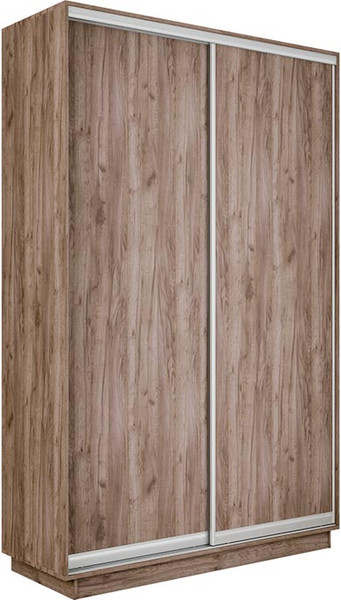 Изображение товара Шкаф-купе ТриЯ Румер-2 СШК 3.120.60-11.11(Н) 2-х дверный (дуб крафт табачный/дуб крафт табачный/дуб крафт табачный/черный профиль)