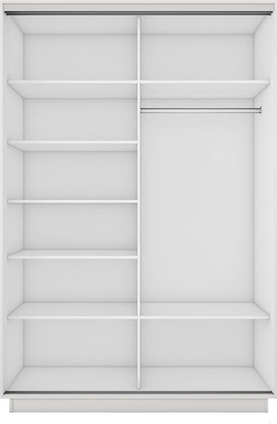 Изображение товара Шкаф-купе ТриЯ Румер-2 СШК 3.120.60-13.13 2-х дверный (белый снег/зеркало/зеркало)