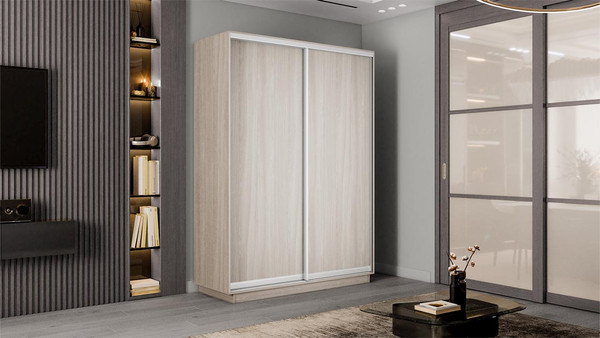 Изображение товара Шкаф-купе ТриЯ Румер-2 СШК 3.140.70-11.11 2-х дверный (ясень шимо светлый/ясень шимо светлый/ясень шимо светлый)