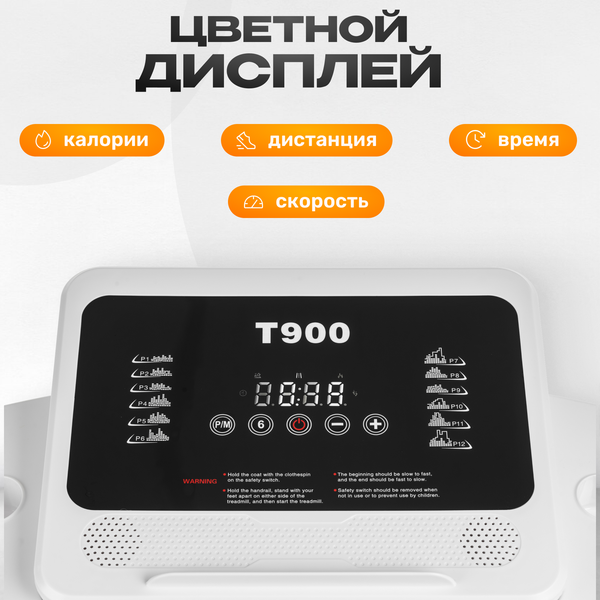 Изображение товара Электрическая беговая дорожка Sundays Fitness Simple Line G900D
