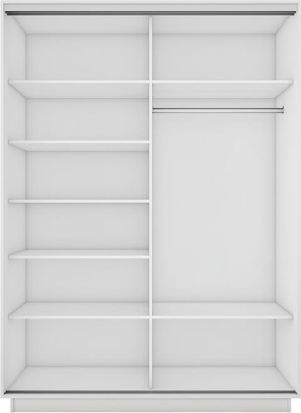 Изображение товара Шкаф-купе ТриЯ Румер-2 СШК 3.140.70-11.13 2-х дверный (белый снег/белый снег/зеркало)