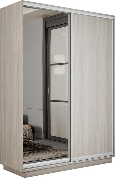 Изображение товара Шкаф-купе ТриЯ Румер-2 СШК 3.140.70-11.13 2-х дверный (ясень шимо светлый/ясень шимо светлый/зеркало)