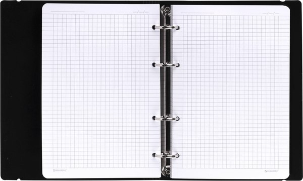 Изображение товара Тетрадь Brauberg 404618 (120л, черный)