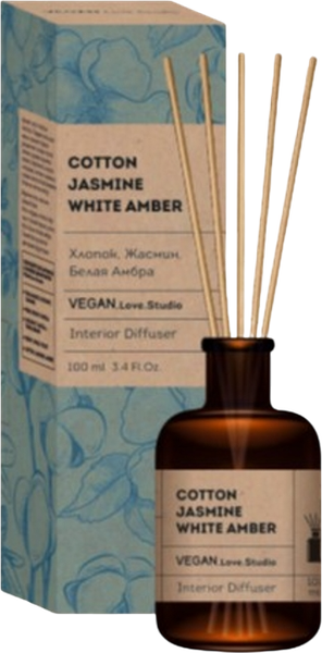 Изображение товара Аромадиффузор Delta Parfum Love Studio Cotton, Jasmine, Amber (100мл)
