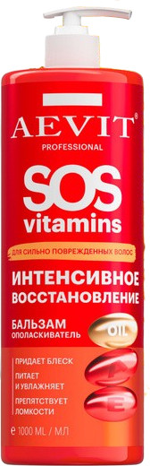 Изображение товара Бальзам для волос Librederm Aevit Sosvitamins Интенсивное восстановление (1л)