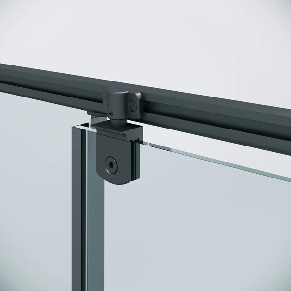 Изображение товара Душевая дверь Niagara Nova NG-35-12AGR 120х195 (графит/прозрачное стекло)