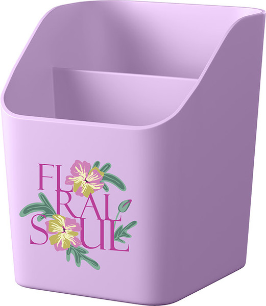 Изображение товара Органайзер настольный Erich Krause Submarine Mini. Floral Soul / 61623 (фиолетовый)