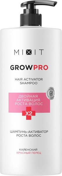 Изображение товара Шампунь для волос MIXIT Grow Pro для улучшения роста волос (1л)