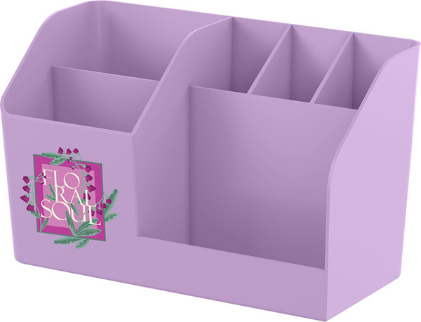 Изображение товара Органайзер настольный Erich Krause Submarine. Floral Soul / 61604 (фиолетовый)