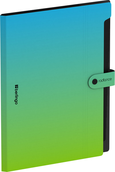Изображение товара Папка для бумаг Berlingo Radiance / XF4_12003 (голубой/зеленый)