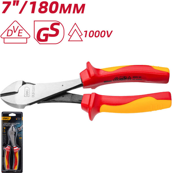 Изображение товара Бокорезы Deli EDL512207 (красный/желтый)