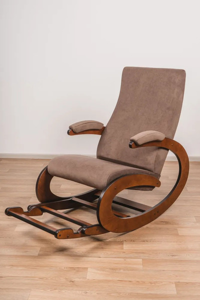 Изображение товара Кресло-качалка Glider Экси М (темно-коричневый/орех антик)