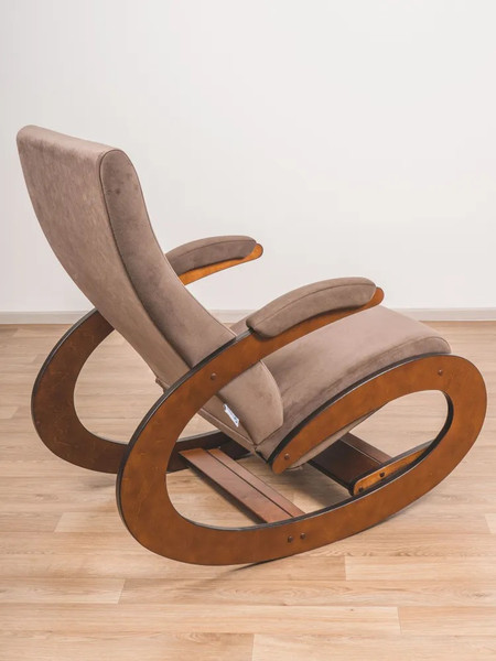 Изображение товара Кресло-качалка Glider Экси М (темно-коричневый/орех антик)