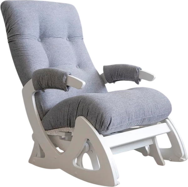 Изображение товара Кресло-маятник Glider Балтик (серый/молочный дуб)