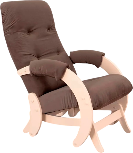 Изображение товара Кресло-маятник Glider Модель 68 (коричневый/дуб шампань)