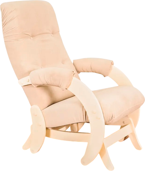 Изображение товара Кресло-маятник Glider Модель 68 (бежевый/дуб шампань)