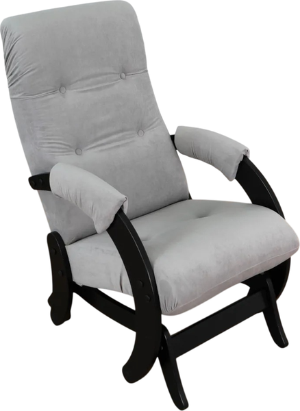 Изображение товара Кресло-маятник Glider Модель 68 (светло-серый/венге)