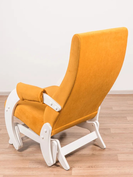 Изображение товара Кресло-маятник Glider Модель 68М (желтый/молочный дуб)