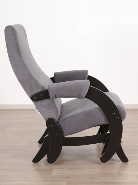 Изображение товара Кресло-маятник Glider Модель 68М (темно-серый/венге)