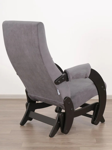 Изображение товара Кресло-маятник Glider Модель 68М (темно-серый/венге)