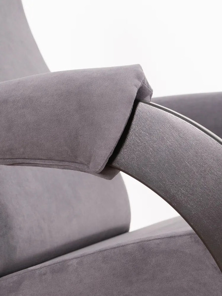 Изображение товара Кресло-маятник Glider Модель 68М (темно-серый/венге)