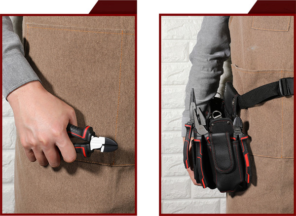 Изображение товара Бокорезы Deli RS DL100306G (160мм, красный/черный)