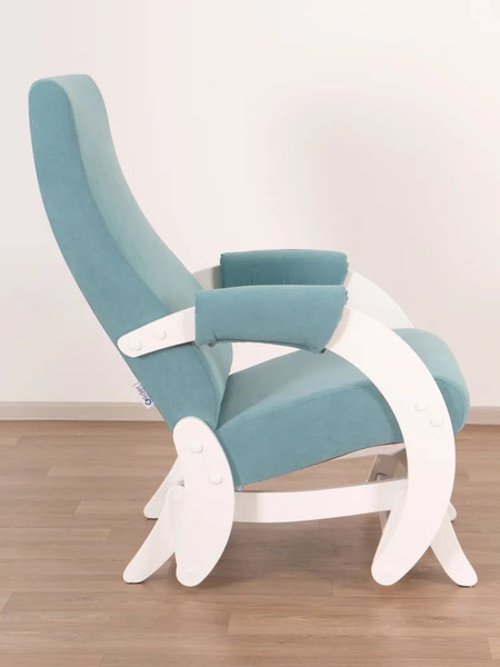 Изображение товара Кресло-маятник Glider Модель 68М (мятно-зеленый/молочный дуб)