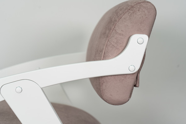 Изображение товара Стул Glider Темно-розовый/молочный дуб