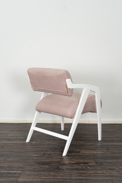 Изображение товара Стул Glider Темно-розовый/молочный дуб