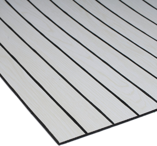 Изображение товара Панель ПВХ Самоклейкин Самоклеящаяся Имитация рейки KC-81117-2 (600x600x2.8мм)