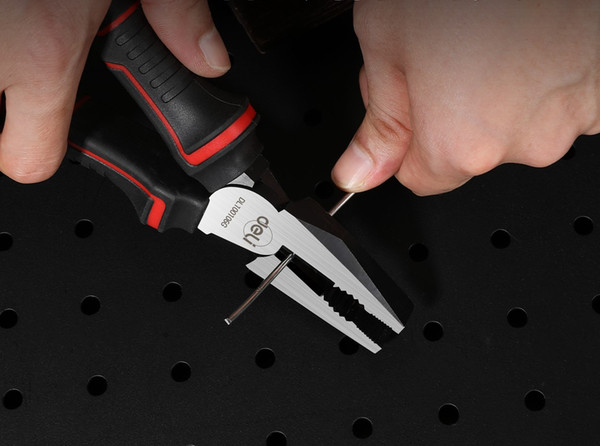 Изображение товара Плоскогубцы Deli RS DL100106G (160мм, красный/черный)