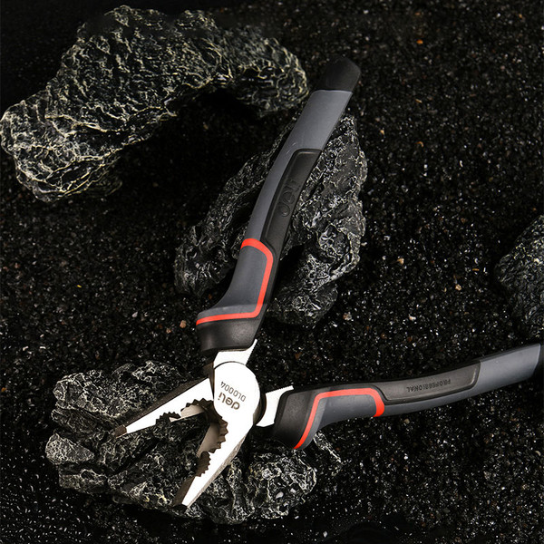 Изображение товара Плоскогубцы Deli EDL0004 (красный/черный)