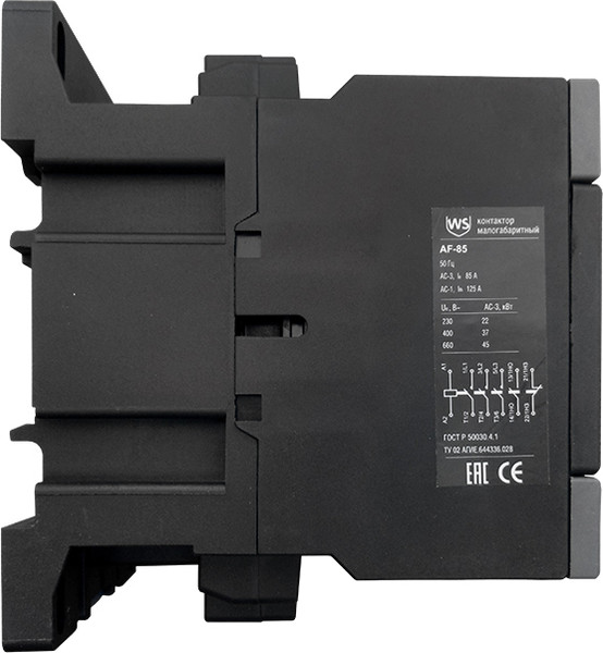 Изображение товара Контактор Wilderness AF-85 85A 220В/AC 1НО+1НЗ 50Гц (R) / AF85220AC