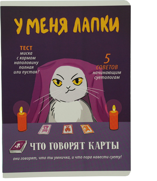 Изображение товара Тетрадь Listoff У меня лапки / Т4485244