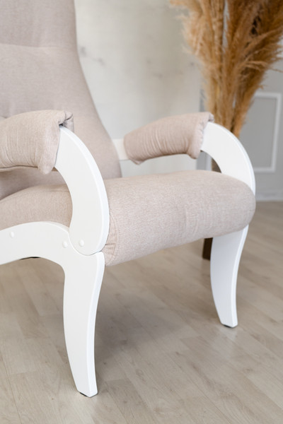 Изображение товара Кресло мягкое Glider Аоста   (бежевый/молочный дуб)