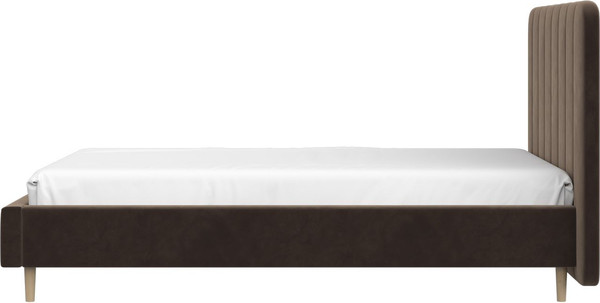 Изображение товара Двуспальная кровать Bravo Мебель Рино 160x200 без ПМ Стандарт 3 Вариант (капучино)