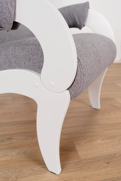 Изображение товара Кресло мягкое Glider Аоста (серый/молочный дуб)