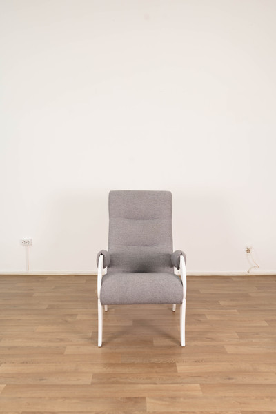 Изображение товара Кресло мягкое Glider Аоста (серый/молочный дуб)