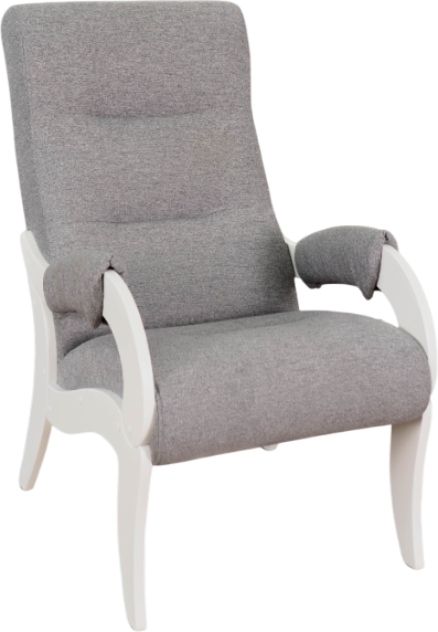 Изображение товара Кресло мягкое Glider Аоста (серый/молочный дуб)
